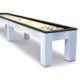 Madison Brushed Aluminum Shuffleboard Table