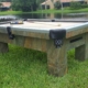 Olhausen Artisian Outdoor Pool Table on grass