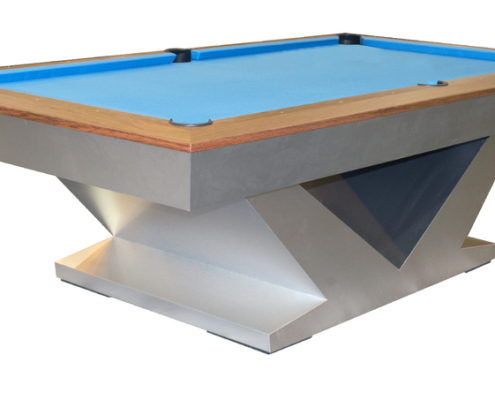 Olhausen Landmark Pool Table with blue cloth/felt